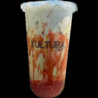 Strawberry Matcha Milk Tea