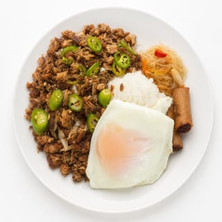 Pork Belly Sisig Plate